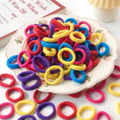 100 ks nylonových gumičiek do vlasov pre dievčatká, farebných držiakov na cop, gumičiek do vlasov, doplnkov pre dievčatá