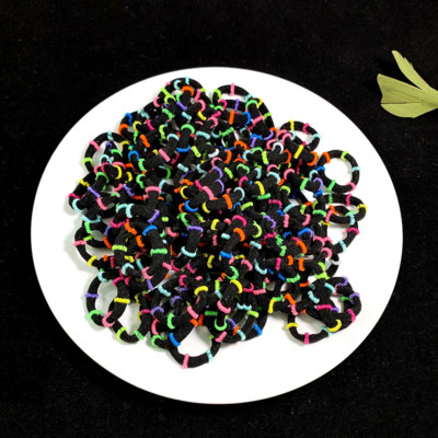 100 ks nylonových gumičiek do vlasov pre dievčatká, farebných držiakov na cop, gumičiek do vlasov, doplnkov pre dievčatá