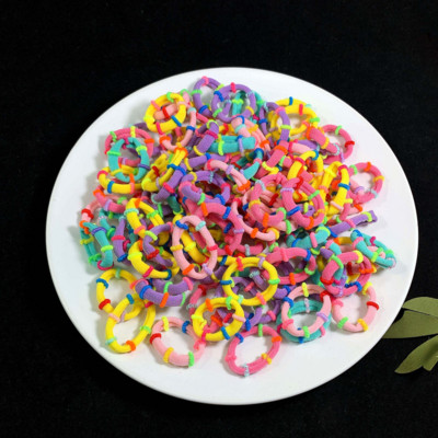 100 ks nylonových gumičiek do vlasov pre dievčatká, farebných držiakov na cop, gumičiek do vlasov, doplnkov pre dievčatá