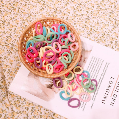 100 ks nylonových gumičiek do vlasov pre dievčatká, farebných držiakov na cop, gumičiek do vlasov, doplnkov pre dievčatá