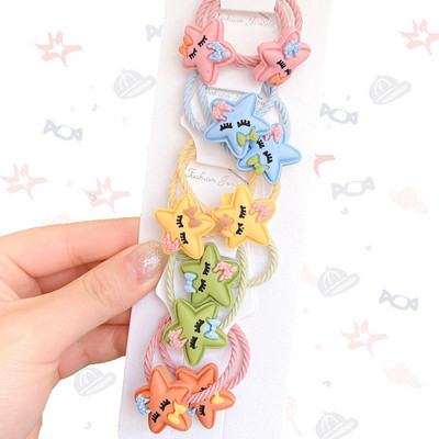 10 kom./set. Slatke elastične gumice za kosu za djevojčice, držač za konjski rep, dječje mekane gumice za kosu, dječji dodaci za kosu