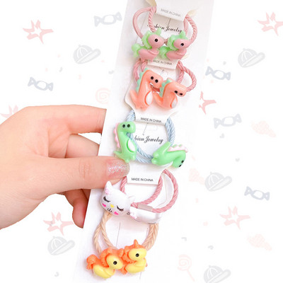10 kom./set. Slatke elastične gumice za kosu za djevojčice, držač za konjski rep, dječje mekane gumice za kosu, dječji dodaci za kosu