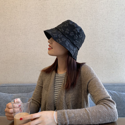 Korejska verzija ribarskog šešira s cvjetnom čipkom Ženska divlja kapa za proljeće i jesen Šeširi za sunčanje s kratkim obodom Temperament Out Shopping Kapa za lonce