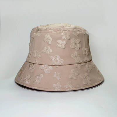 Korejska verzija ribarskog šešira s cvjetnom čipkom Ženska divlja kapa za proljeće i jesen Šeširi za sunčanje s kratkim obodom Temperament Out Shopping Kapa za lonce