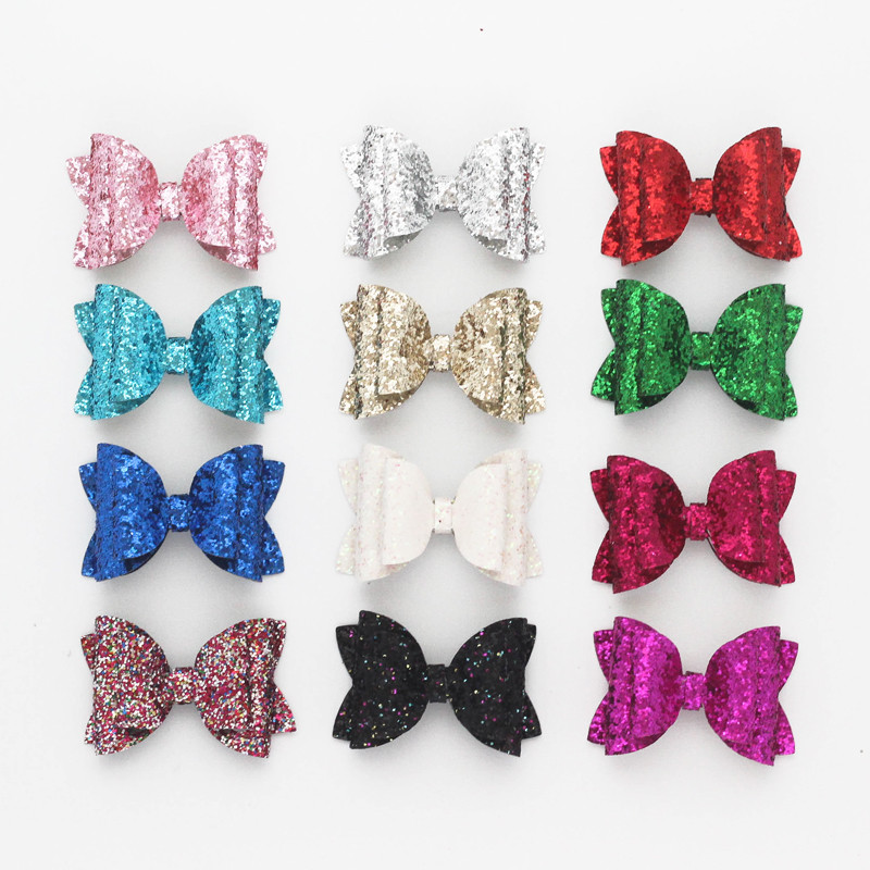 3 inča, 12 boja, slatke svjetlucave dječje kopče za kosu, šljokice, male ukosnice, dodaci za kosu za djevojčice, dječja ukosnica za glavu