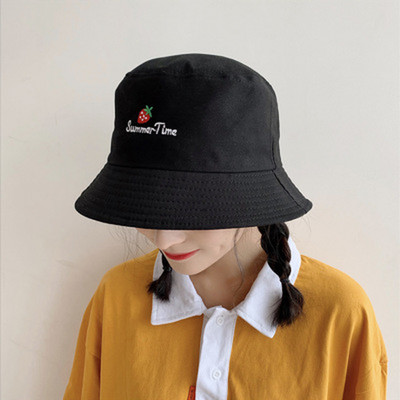 Modni šešir s vezom, ženski šešir za ribare, šešir za sunce za odrasle, dizajner ljetnih šešira, crni šešir