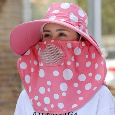 Novi šeširi za sunčanje za branje čaja Modni ženski pokrivač za lice Preklopivi panama šešir sa širokim obodom Vanjski pokrivač za muškarce Prozračna anti-UV Bucke kapa