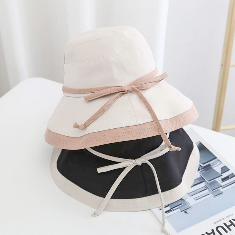Pălării pentru soare cu boruri largi de primăvară, vară, șapci Panama, pentru femei, îmbrăcăminte pe două părți, șapcă pliabilă portabilă în aer liber
