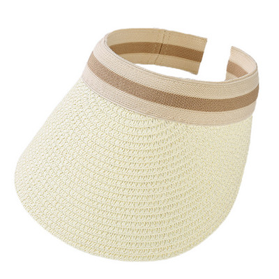 Pălării de paie pentru femei, vară Panama 2022, cu boruri mari goale, parasolară, pălărie de plajă, protecție solară, pescuit în aer liber, șapci pentru femei MZ108