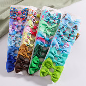 10kom/set novih slatkih jednobojnih kopči za kosu s mašnama za djevojčice Ručno izrađene mašne Ukosnice Ukosnice Pokrivala za glavu Dječji dodaci za kosu
