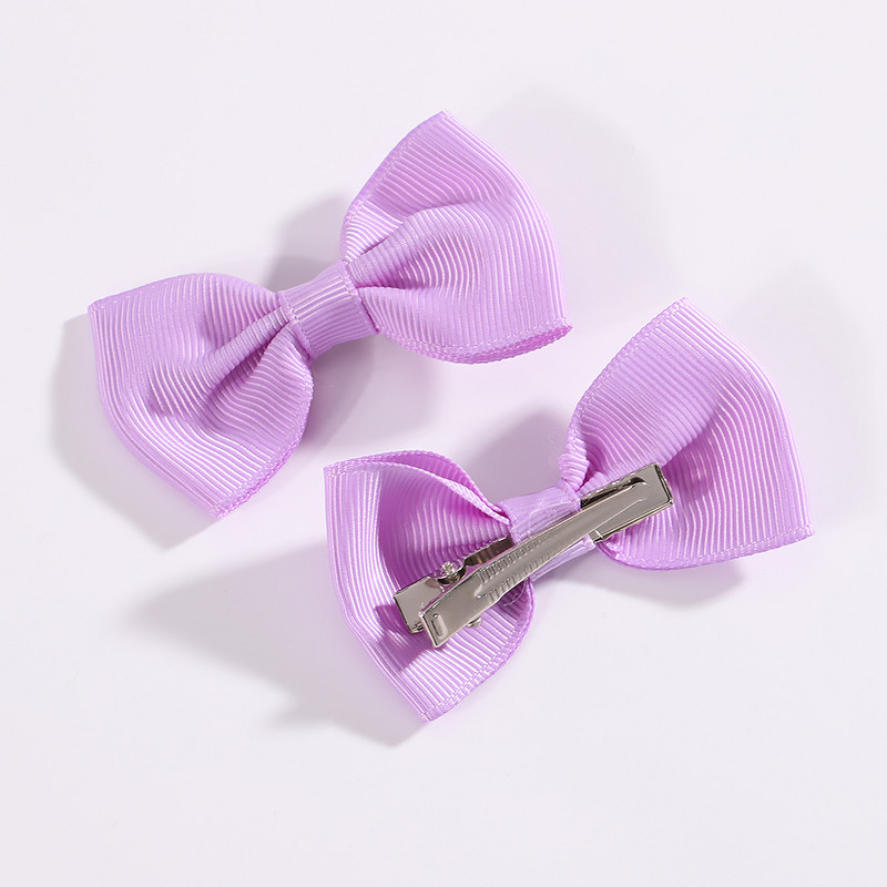 10kom/set novih slatkih jednobojnih kopči za kosu s mašnama za djevojčice Ručno izrađene mašne Ukosnice Ukosnice Pokrivala za glavu Dječji dodaci za kosu