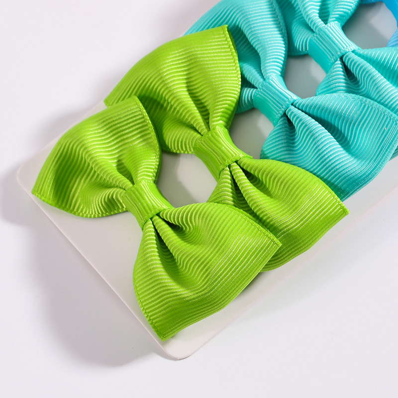 10kom/set novih slatkih jednobojnih kopči za kosu s mašnama za djevojčice Ručno izrađene mašne Ukosnice Ukosnice Pokrivala za glavu Dječji dodaci za kosu