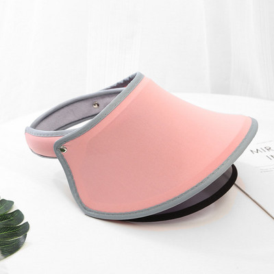 Protecție cu două straturi Pălărie de soare pentru femei, parasolar de vară, pălărie cu boruri largi, pălărie de plajă, cu protecție UV reglabilă, șapcă feminină, ambalabilă