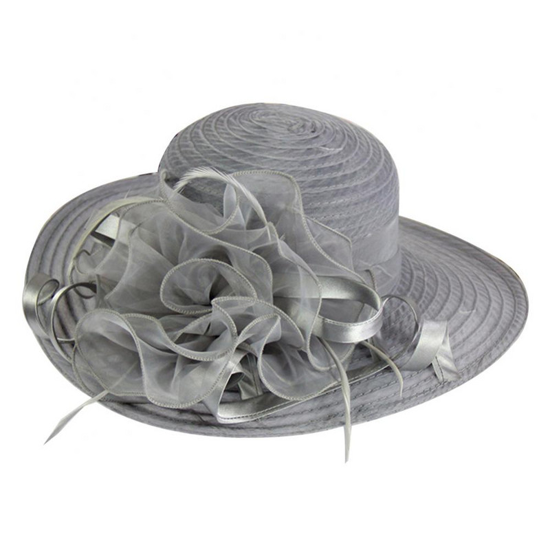 40%HOTSProljetna i ljetna moda Ženska haljina u obliku cvijeća Šešir za sunce Vjenčani šešir s temperamentom cvijeta Šešir s kupolom za zaštitu od sunca Modni šešir Djevojka