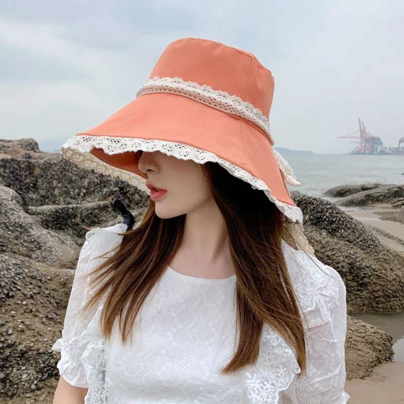 Modna kapa za umivaonik Čipkasti šeširi za žene Štil za rano proljeće Ženska krema za sunčanje Šešir s velikim obodom Ljetni šešir za sunčanje