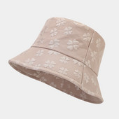 Four Seasons Cotton Cartoon Κέντημα με κουβά Καπέλο Ψαράδικο Καπέλο εξωτερικού χώρου ταξιδιού για κορίτσια και γυναίκες 149