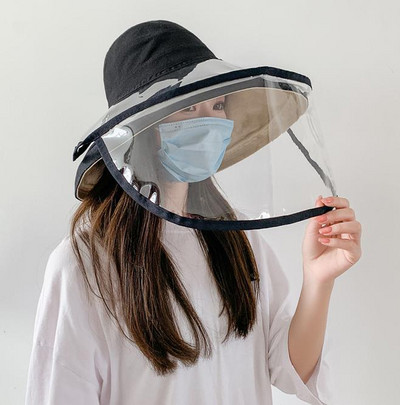 COKK šešir Ženski ljetni šešir s dvostranom ribarskom kapom Ženska zaštita od sunca Sklopivi šešir za plažu Gorros