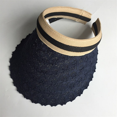 Modne ženske kape sa šiltom Uradi sam ljetna kapa Šuplji cvjetni uzorak Čipka Ležerni šešir sjenila Prazan cilindar Ženski šeširi za sunčanje