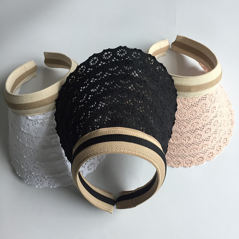 Modne ženske kape sa šiltom Uradi sam ljetna kapa Šuplji cvjetni uzorak Čipka Ležerni šešir sjenila Prazan cilindar Ženski šeširi za sunčanje