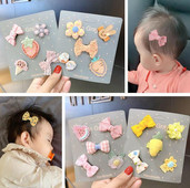 Design nou, mini cleme de păr cu fundă, agrafe de păr cu desene animate pentru bebeluși, barote de boutique pentru copii, fete, accesorii de păr pentru copii, 0-6 luni TZ12