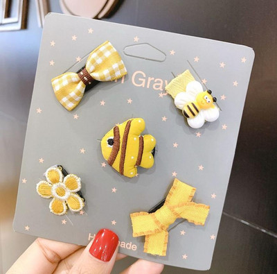 Design nou, mini cleme de păr cu fundă, agrafe de păr cu desene animate pentru bebeluși, barote de boutique pentru copii, fete, accesorii de păr pentru copii, 0-6 luni TZ12