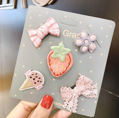 Design nou, mini cleme de păr cu fundă, agrafe de păr cu desene animate pentru bebeluși, barote de boutique pentru copii, fete, accesorii de păr pentru copii, 0-6 luni TZ12