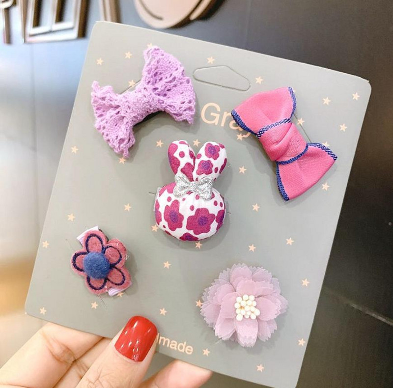 Design nou, mini cleme de păr cu fundă, agrafe de păr cu desene animate pentru bebeluși, barote de boutique pentru copii, fete, accesorii de păr pentru copii, 0-6 luni TZ12