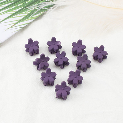 10Pcs/Lot Ukosnica u boji slatkiša 1cm, mali cvijet, dječja mini kopča s kandžama, kopča za kosu, ukras za kosu, modni dodaci za kosu, poklon