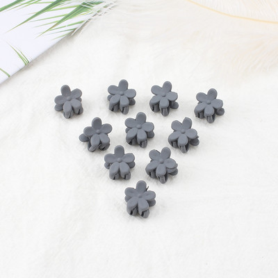 10Pcs/Lot Ukosnica u boji slatkiša 1cm, mali cvijet, dječja mini kopča s kandžama, kopča za kosu, ukras za kosu, modni dodaci za kosu, poklon