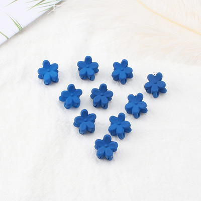 10Pcs/Lot Ukosnica u boji slatkiša 1cm, mali cvijet, dječja mini kopča s kandžama, kopča za kosu, ukras za kosu, modni dodaci za kosu, poklon
