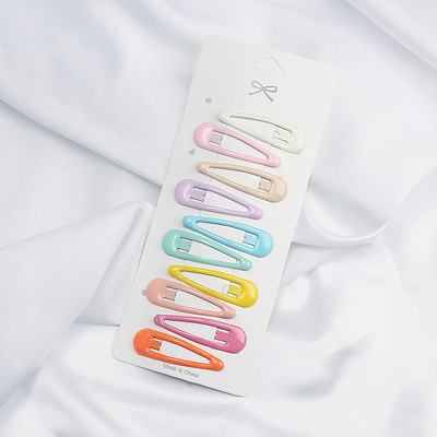 Nou 10 bucăți de agrafe de păr pentru femei, drăguțe, în culorile bomboanelor, cu picături de apă, agrafe pentru fete, BB Clips, accesorii pentru păr la modă