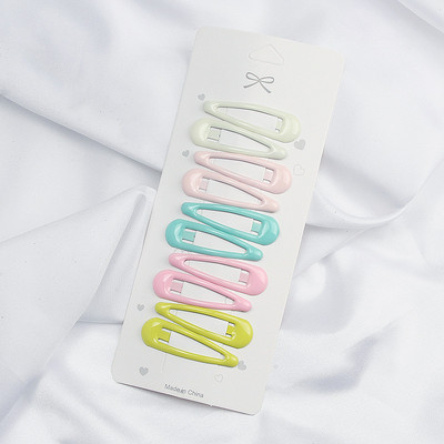 Nou 10 bucăți de agrafe de păr pentru femei, drăguțe, în culorile bomboanelor, cu picături de apă, agrafe pentru fete, BB Clips, accesorii pentru păr la modă