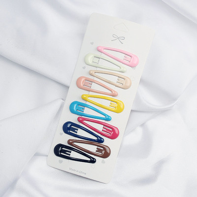 Nou 10 bucăți de agrafe de păr pentru femei, drăguțe, în culorile bomboanelor, cu picături de apă, agrafe pentru fete, BB Clips, accesorii pentru păr la modă