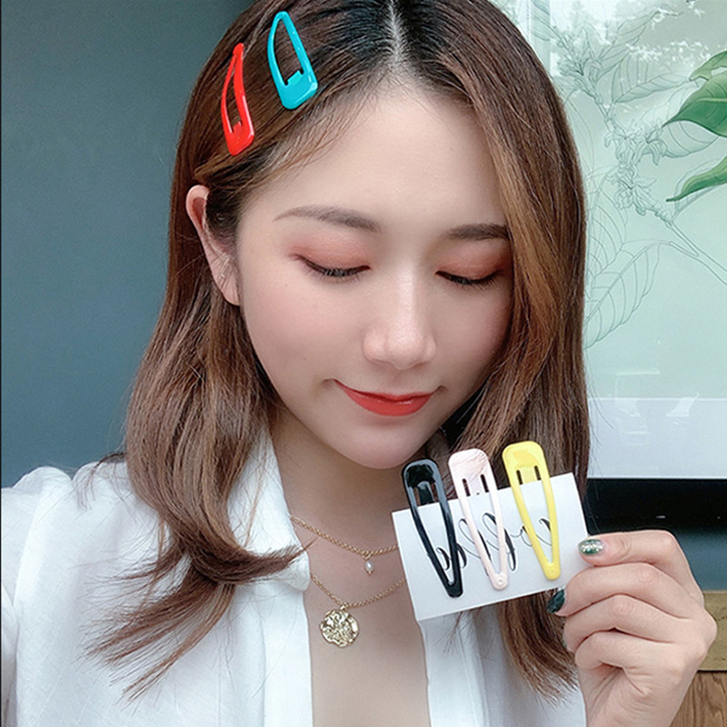 Nou 10 bucăți de agrafe de păr pentru femei, drăguțe, în culorile bomboanelor, cu picături de apă, agrafe pentru fete, BB Clips, accesorii pentru păr la modă