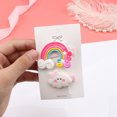 Dječji set ukosnica Princess dodaci za kosu Djevojčica Snježna pređa Velika mašna Kosa za kosu Modna mrežasta pređa Slatke životinje Kopča za šiške Pokrivala za glavu