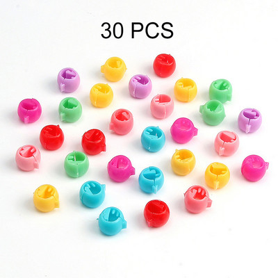 Divat Lányok Hajcsat Aranyos cukorka színek műanyag kis hajtűk Mini Doudou virágok Hajkarmos klipek Fejfedők Hajkiegészítők