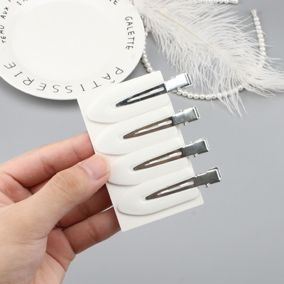 4 tk Armsad õmblusteta juukseklambrid naiste metallide hulgimüük beebijuukseaksessuaaride komplekt tukk juuksenõela klambrid tüdrukutele meigipead peakatted