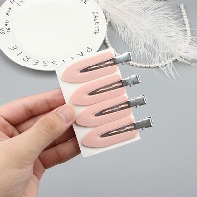 4 tk Armsad õmblusteta juukseklambrid naiste metallide hulgimüük beebijuukseaksessuaaride komplekt tukk juuksenõela klambrid tüdrukutele meigipead peakatted