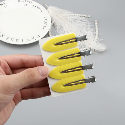 4 tk Armsad õmblusteta juukseklambrid naiste metallide hulgimüük beebijuukseaksessuaaride komplekt tukk juuksenõela klambrid tüdrukutele meigipead peakatted