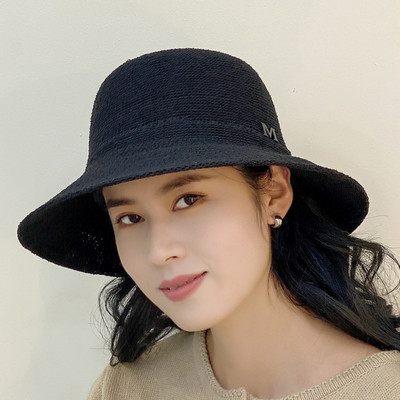 K343-Pălărie cu ghiveci pălărie de vară femeie petrecere a timpului liber ieșire în aer liber umbrelă de protecție solară pălărie de pescar sandală pliabilă de primăvară și toamnă