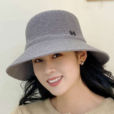 K343-Pălărie cu ghiveci pălărie de vară femeie petrecere a timpului liber ieșire în aer liber umbrelă de protecție solară pălărie de pescar sandală pliabilă de primăvară și toamnă