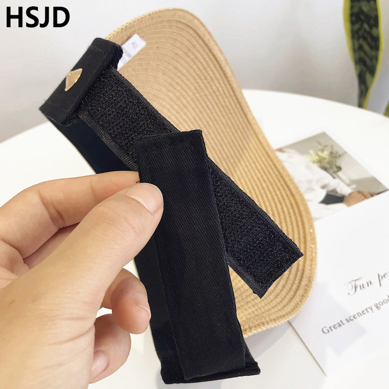 Módne dámske letné prázdne slamené slnečné clony s veľkým okrajom, nastaviteľné dámske slnečné clony, vonkajšie športové plážové klobúky