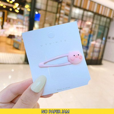 1/3 komada slatka životinja, svinja, kopča za kosu, dodaci za kosu, slatka prasica, ukosnice, crtani film, jedna riječ, štipaljka, ružičaste ukosnice, modne kopče sa strane