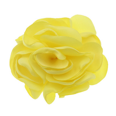 5,5 cm Degančios gėlės Plaukų aksesuarai Satino gėlė Dirbtinė rožių gėlė Mielos audinio gėlės Be plaukų segtuko galvos apdangalui 10 vnt