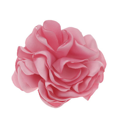 5,5 cm Degančios gėlės Plaukų aksesuarai Satino gėlė Dirbtinė rožių gėlė Mielos audinio gėlės Be plaukų segtuko galvos apdangalui 10 vnt