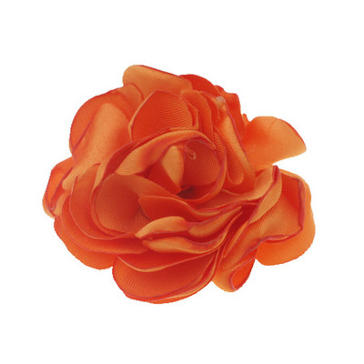 5,5 cm Degančios gėlės Plaukų aksesuarai Satino gėlė Dirbtinė rožių gėlė Mielos audinio gėlės Be plaukų segtuko galvos apdangalui 10 vnt