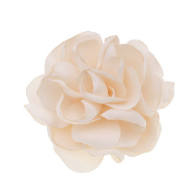 5,5 cm Degančios gėlės Plaukų aksesuarai Satino gėlė Dirbtinė rožių gėlė Mielos audinio gėlės Be plaukų segtuko galvos apdangalui 10 vnt