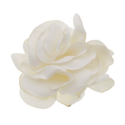 5,5 cm Degančios gėlės Plaukų aksesuarai Satino gėlė Dirbtinė rožių gėlė Mielos audinio gėlės Be plaukų segtuko galvos apdangalui 10 vnt