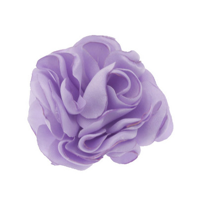 5,5 cm Degančios gėlės Plaukų aksesuarai Satino gėlė Dirbtinė rožių gėlė Mielos audinio gėlės Be plaukų segtuko galvos apdangalui 10 vnt