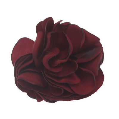 5,5 cm Degančios gėlės Plaukų aksesuarai Satino gėlė Dirbtinė rožių gėlė Mielos audinio gėlės Be plaukų segtuko galvos apdangalui 10 vnt